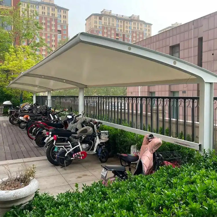 米易县膜结构电动车棚